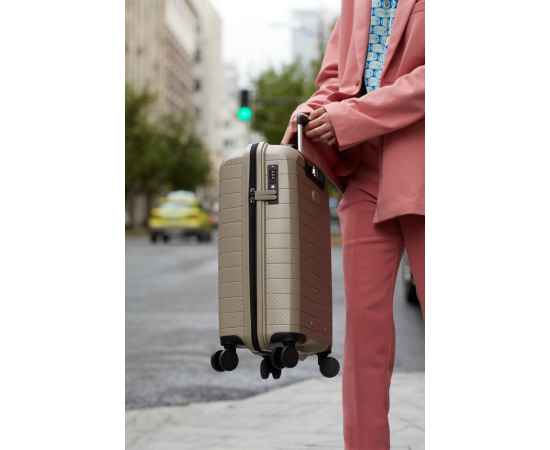 Чемодан Lightweight Luggage S, бежевый, Цвет: бежевый, Объем: 39, Размер: 56x39x21 см, изображение 5
