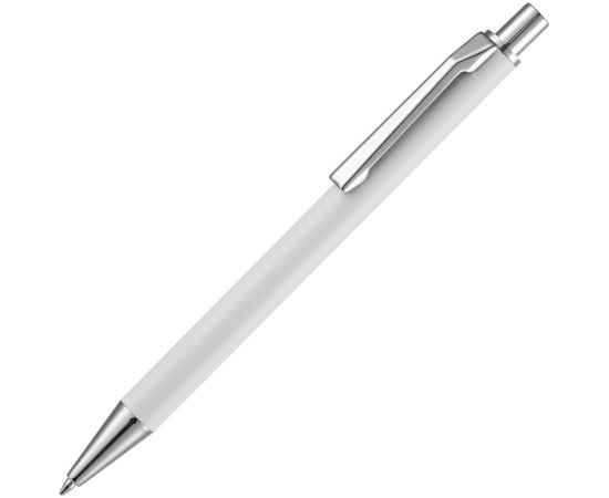 Ручка шариковая Lobby Soft Touch Chrome, белая, Цвет: белый