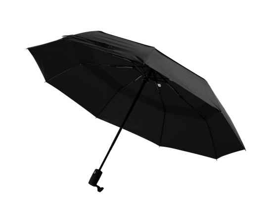 Складной зонт Dome Double с двойным куполом, черный, Цвет: черный