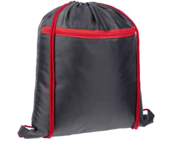 Детский рюкзак Novice, серый с красным, Цвет: красный, серый, Объем: 5