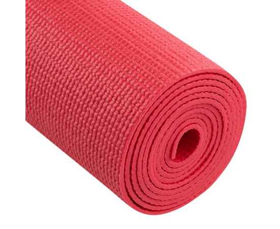 Коврик для йоги и фитнеса Slimbo, красный, Цвет: красный, изображение 2