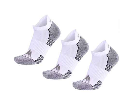 Набор из 3 пар спортивных мужских носков Monterno Sport, белый, Цвет: белый, Размер: 40-45