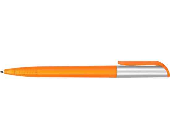 Ручка пластиковая шариковая Арлекин, 15102.13, Цвет: оранжевый,серебристый, изображение 4