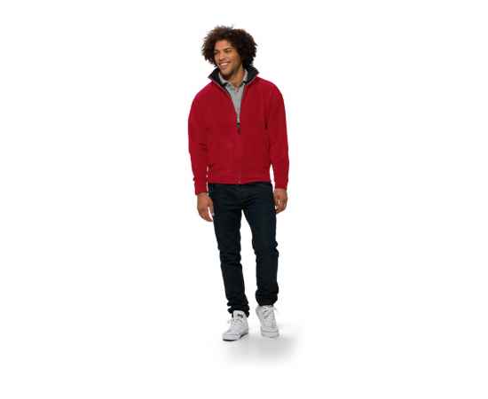 Куртка флисовая Nashville мужская, S, 3175074S, Цвет: красный,пепельно-серый, Размер: S, изображение 8