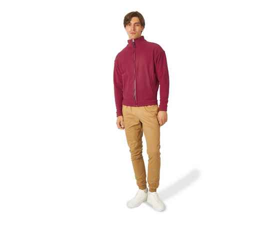 Куртка флисовая Nashville мужская, S, 3175074S, Цвет: красный,пепельно-серый, Размер: S, изображение 4