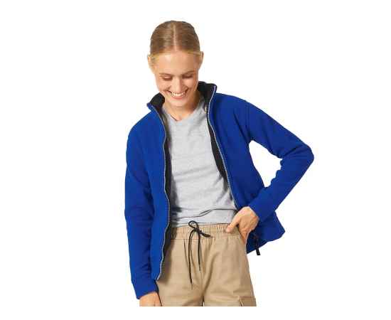 Куртка флисовая Nashville женская, L, 3148247L, Цвет: черный,синий классический, Размер: L, изображение 2