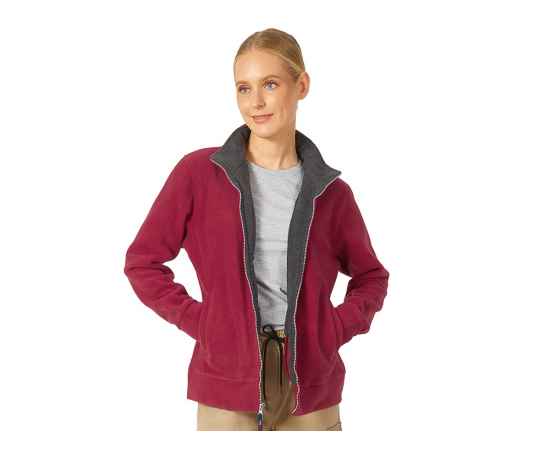 Куртка флисовая Nashville женская, L, 3148225L, Цвет: красный,пепельно-серый, Размер: L, изображение 2