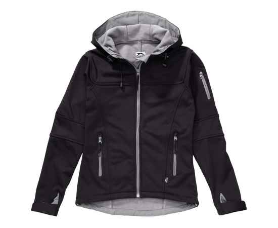 Куртка софтшел Match женская, XL, 3330799XL, Цвет: черный,серый, Размер: XL, изображение 3
