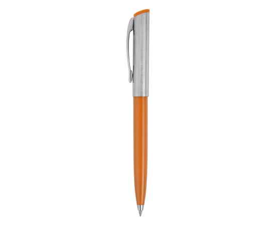 Ручка металлическая шариковая Карнеги, 11271.13, Цвет: оранжевый,серебристый, изображение 3