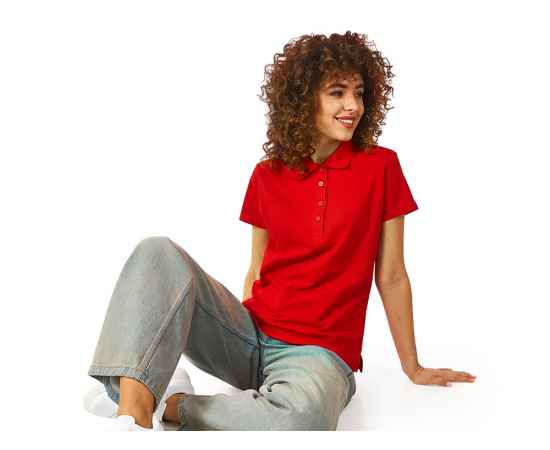 Рубашка поло First женская, XL, 3109425XL, Цвет: красный, Размер: XL, изображение 2