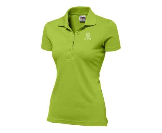Рубашка поло First женская, M, 3109468M, Цвет: зеленое яблоко, Размер: M, изображение 5