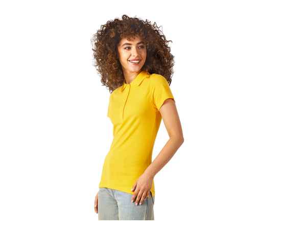 Рубашка поло First женская, S, 3109416S, Цвет: золотисто-желтый, Размер: S, изображение 2