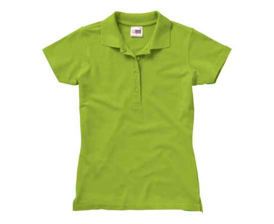 Рубашка поло First женская, M, 3109468M, Цвет: зеленое яблоко, Размер: M, изображение 3
