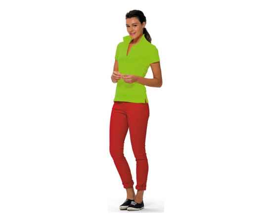 Рубашка поло First женская, M, 3109468M, Цвет: зеленое яблоко, Размер: M, изображение 6