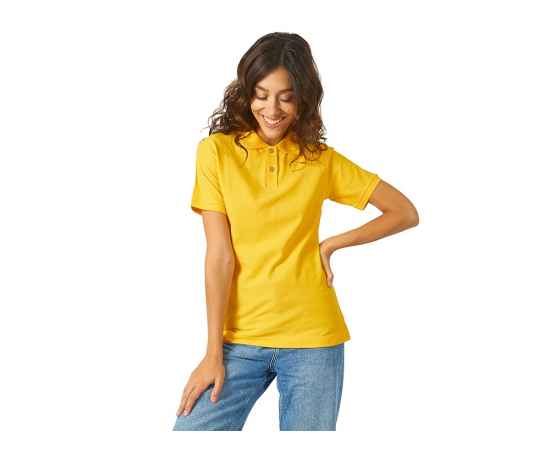 Рубашка поло Boston женская, S, 3108616S, Цвет: золотисто-желтый, Размер: S, изображение 2