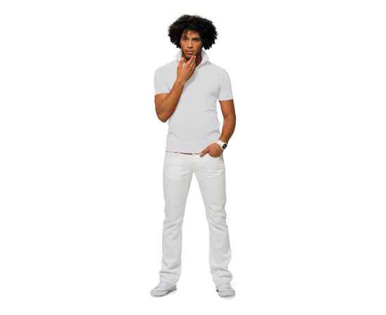 Рубашка поло First мужская, S, 3109301S, Цвет: белый, Размер: S, изображение 3