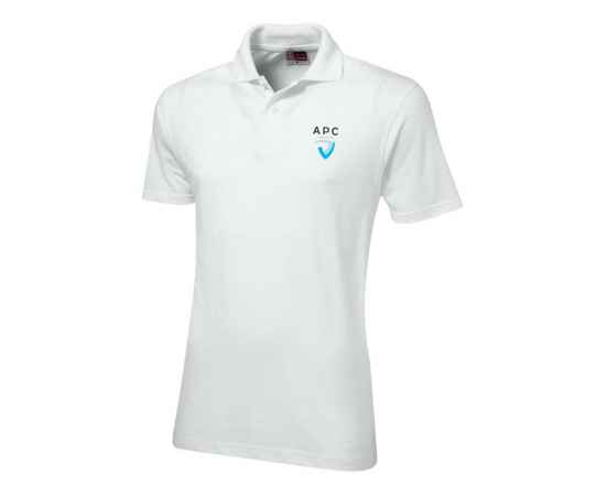 Рубашка поло First мужская, S, 3109301S, Цвет: белый, Размер: S, изображение 6