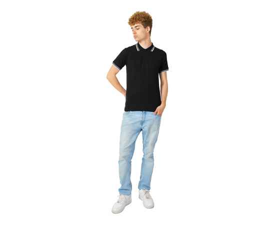 Рубашка поло Erie мужская, M, 3110099M, Цвет: черный, Размер: M, изображение 4