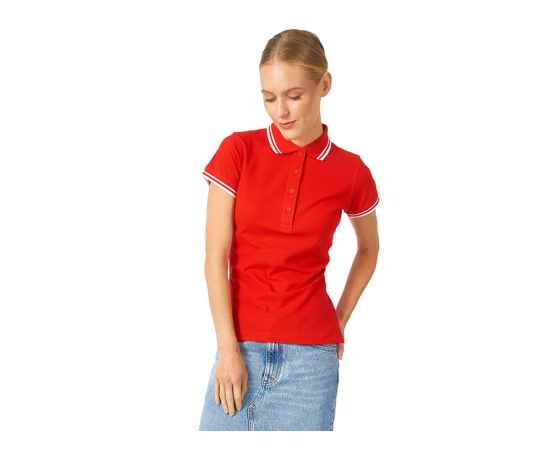 Рубашка поло Erie женская, S, 3109925S, Цвет: красный, Размер: S, изображение 2