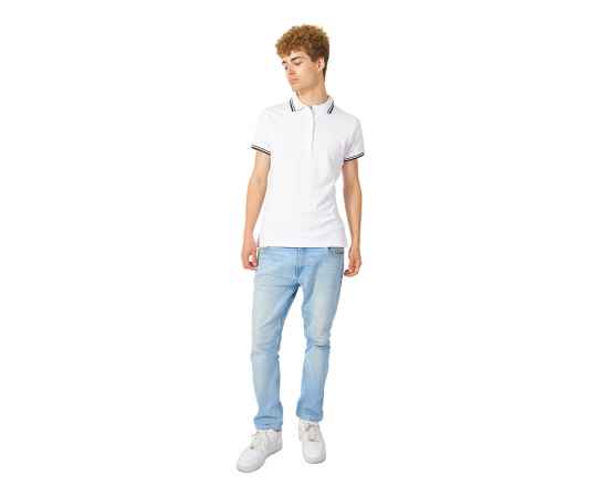 Рубашка поло Erie мужская, M, 3110001M, Цвет: белый, Размер: M, изображение 4