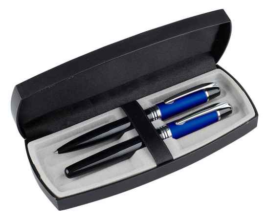 Подарочный набор ручек Кюри, 51275.02, Цвет: синий,черный, изображение 2