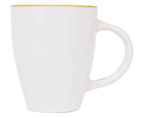 Кружка с ложкой Авеленго, 870614, Цвет: белый,желтый, Объем: 320, изображение 3
