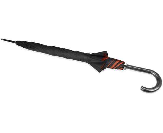 Зонт-трость Гламур, 907178, Цвет: оранжевый,черный, изображение 3