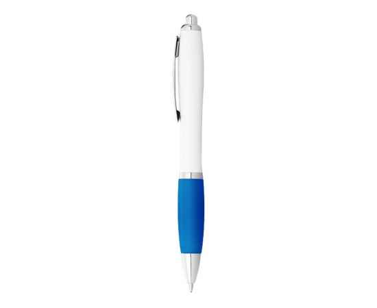 Ручка пластиковая шариковая Nash, черные чернила, 10637106, Цвет: белый,аква, Размер: черные чернила, изображение 2
