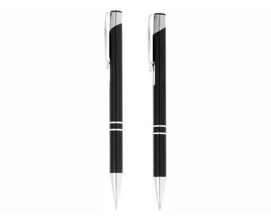 Подарочный набор Dublin: ручка шариковая, карандаш механический, 10619900, Цвет: черный, изображение 4