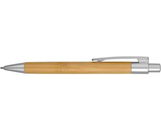 Ручка шариковая Borneo, 10632202, Цвет: серебристый,светло-коричневый, изображение 4