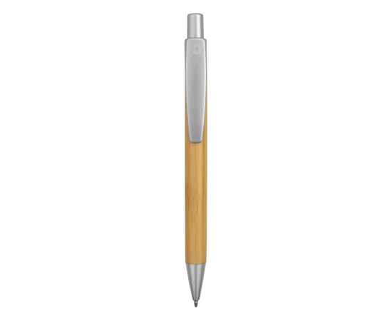 Ручка шариковая Borneo, 10632202, Цвет: серебристый,светло-коричневый, изображение 2
