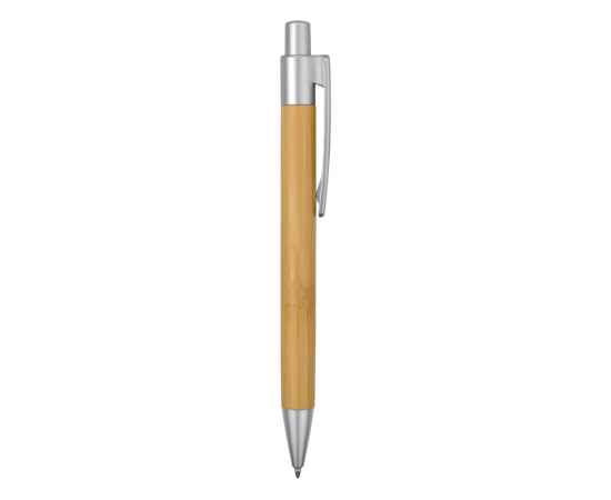 Ручка шариковая Borneo, 10632202, Цвет: серебристый,светло-коричневый, изображение 3