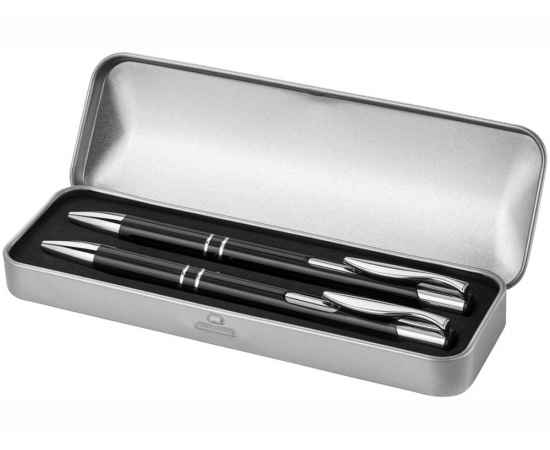 Подарочный набор Dublin: ручка шариковая, карандаш механический, 10619900, Цвет: черный, изображение 5