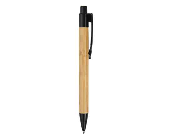 Ручка шариковая Borneo, 10632200, Цвет: черный,светло-коричневый, изображение 3