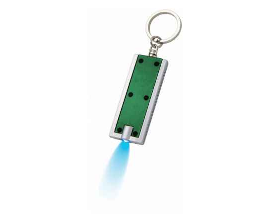 11801205 Брелок-фонарик Castor, Цвет: зеленый,серебристый, изображение 3