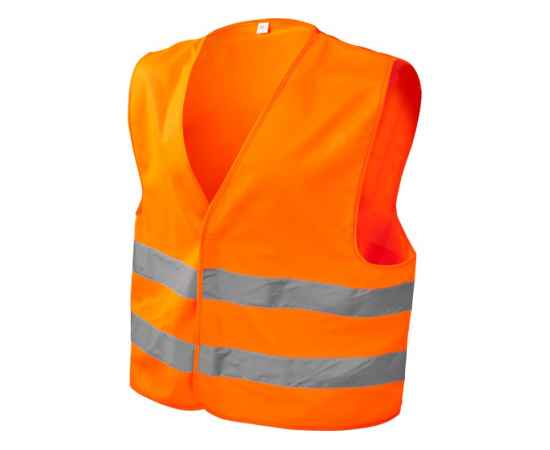 Защитный жилет Watсh-out, L-XL, 10401001, Цвет: неоновый оранжевый, Размер: L-XL, изображение 4