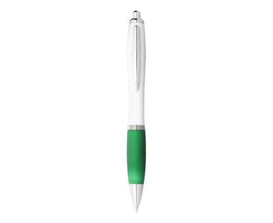 Ручка пластиковая шариковая Nash, синие чернила, 10690001, Цвет: зеленый,белый, Размер: синие чернила, изображение 2
