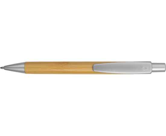 Ручка шариковая Borneo, 10632202, Цвет: серебристый,светло-коричневый, изображение 5