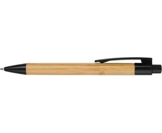 Ручка шариковая Borneo, 10632200, Цвет: черный,светло-коричневый, изображение 4