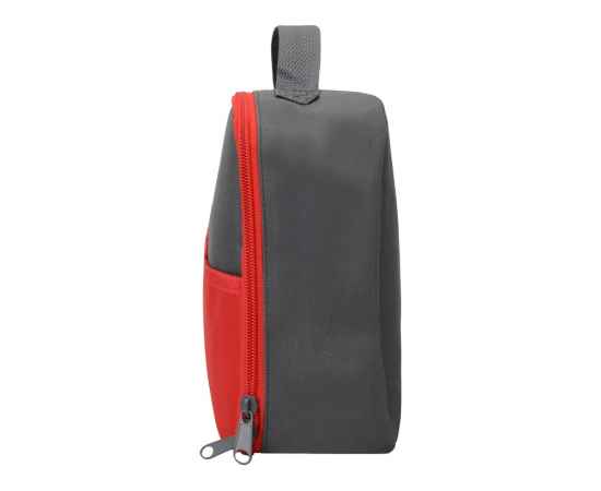 Изотермическая сумка-холодильник Breeze для ланч-бокса, 935941, Цвет: серый,красный, изображение 5
