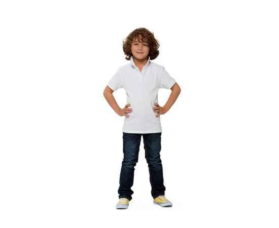 Рубашка поло Calgary детская, 6, 3808201.6, Цвет: белый, Размер: 6, изображение 2