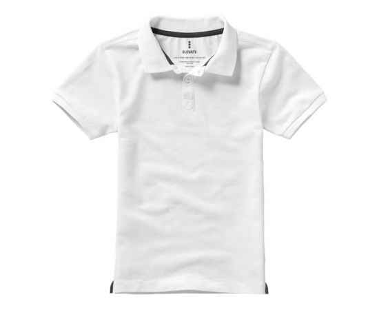 Рубашка поло Calgary детская, 6, 3808201.6, Цвет: белый, Размер: 6, изображение 6