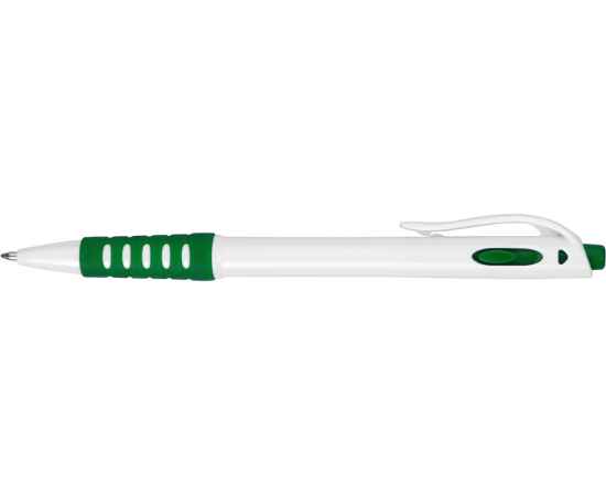 Ручка пластиковая шариковая Фиджи, 13180.03, Цвет: зеленый,белый, изображение 3