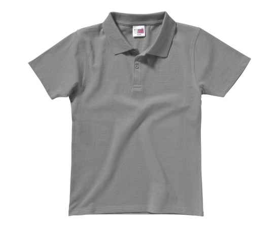 Рубашка поло First детская, 4, 3110190.4, Цвет: серый, Размер: 8, изображение 3