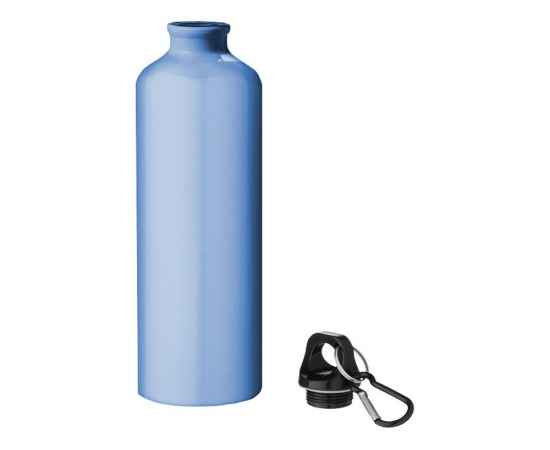 Алюминиевая бутылка Oregon с карабином, 10029704, Цвет: светло-синий, Объем: 770, изображение 2