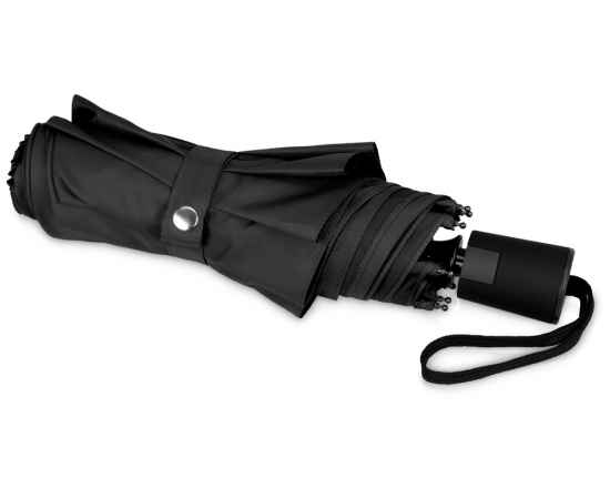 Зонт складной Wali, 10907700, Цвет: черный, изображение 3