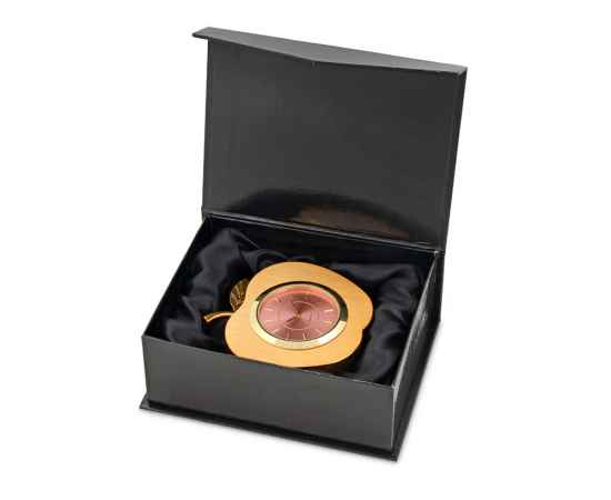 Часы настольные Золотое яблоко, 226905, Цвет: золотистый,розовый, изображение 2