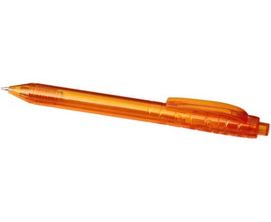 Ручка пластиковая шариковая Vancouver, 10657807, Цвет: оранжевый прозрачный, изображение 3