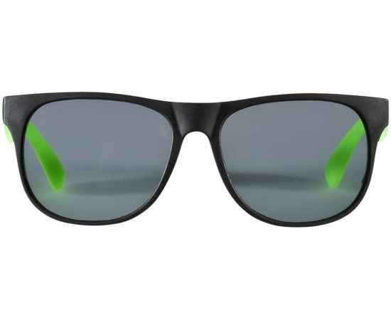 Очки солнцезащитные Retro, 10034404, Цвет: черный,неоновый зеленый, изображение 2