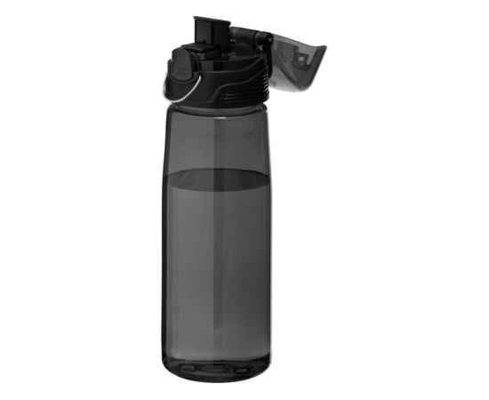 Бутылка спортивная Capri, 10031303, Цвет: черный прозрачный, Объем: 700, изображение 3